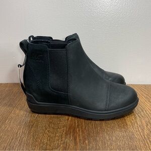 NWT Sorel Evie ll Waterproof Chelsea Boot Women’s Size 7.5 Black